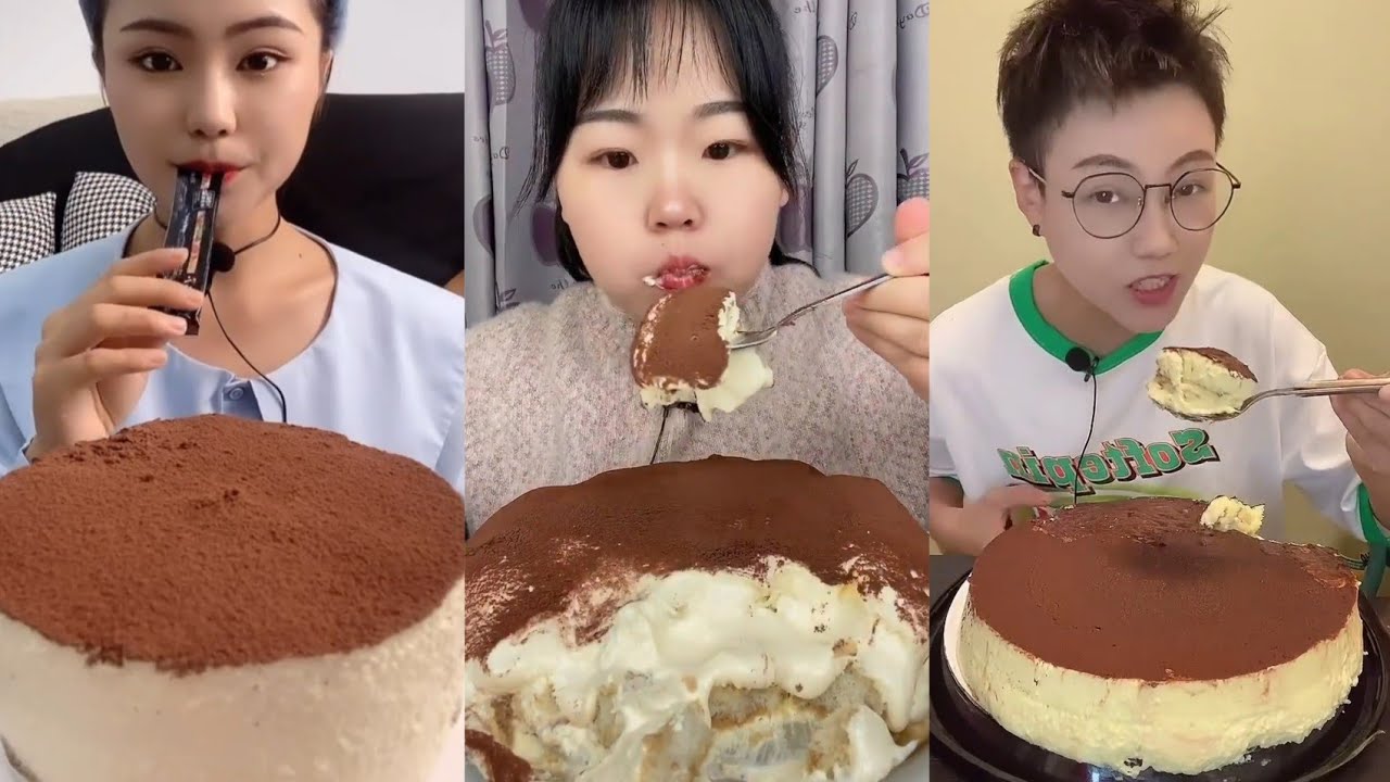 ASMR Giant Tiramisu Dessert Mukbang || Kwai ASMR || Mukbang Shows || Sweettastic #tiramisu #dessert