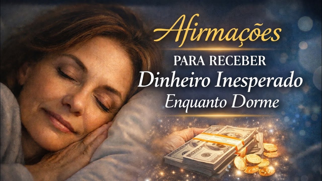 OUÇA ENQUANTO DORME: DINHEIRO INESPERADO CHEGANDO | Afirmações Poderosas para Prosperidade
