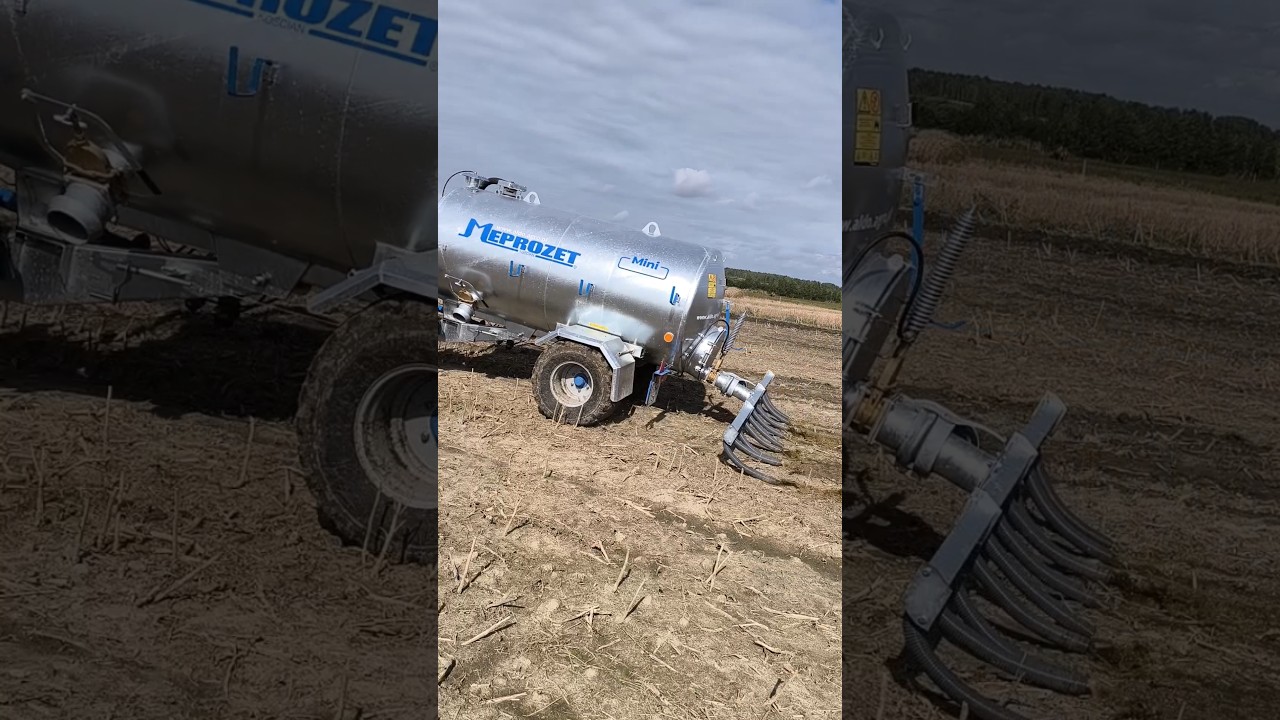 W&oacute;z asenizacjny Meprezet PN-50+Aplikator Delta(węże wleczone)&Kubota M5112|#dlaciebie #agro #short
