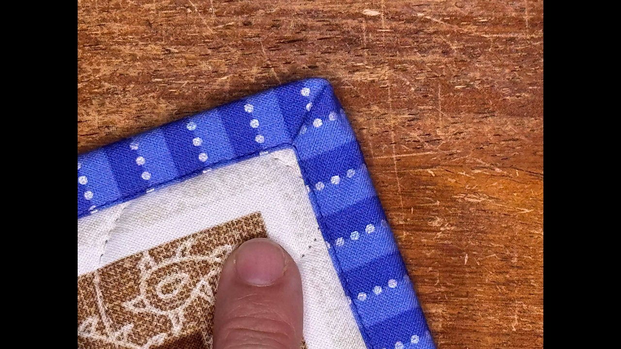 VIDEO #4 FINISHING BINDING WITH SEWING MACHINE