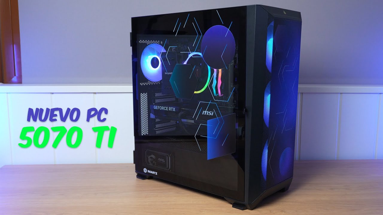 Así es mi nuevo PC Gaming personalizado con la 5070 Ti de PcComponentes