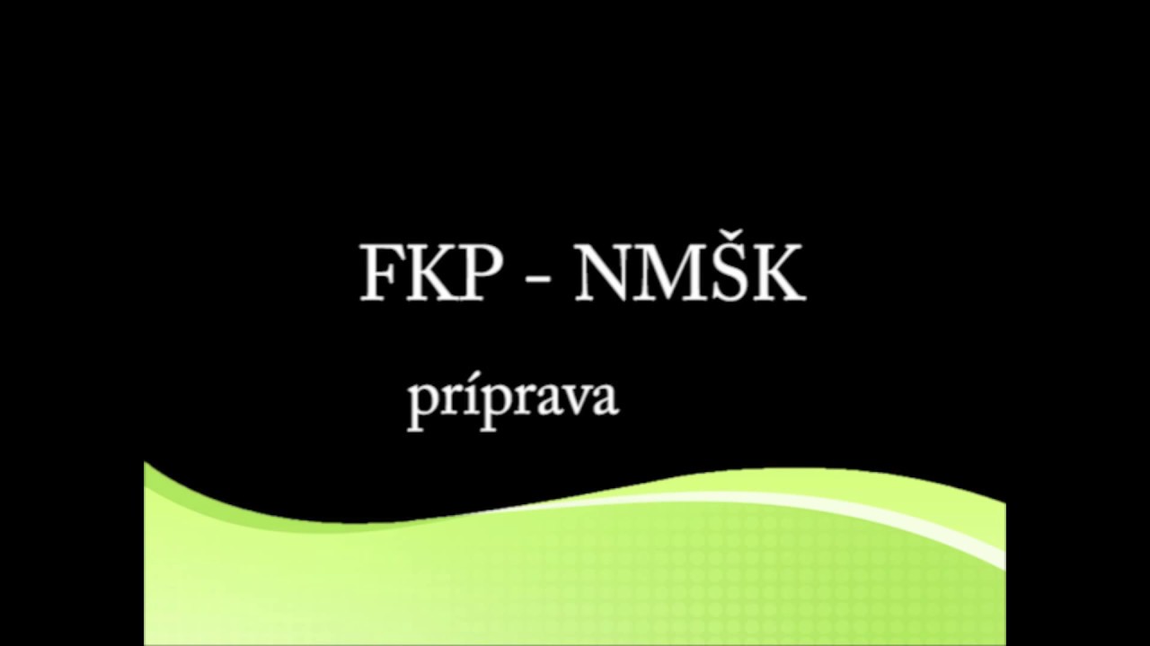 Pr&iacute;pravny z&aacute;pas  U13 FKP -  NM&Scaron;K
