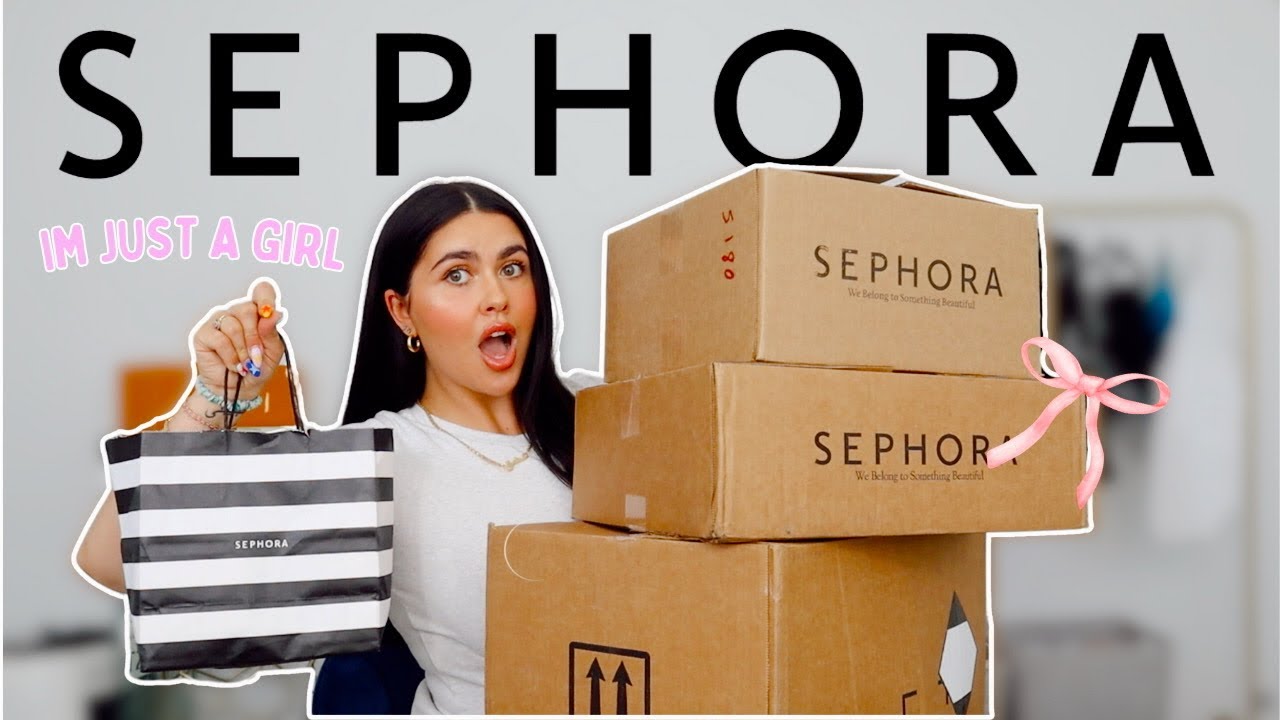 $3000 Sephora haul… NEW makeup & hair! 🤯😳