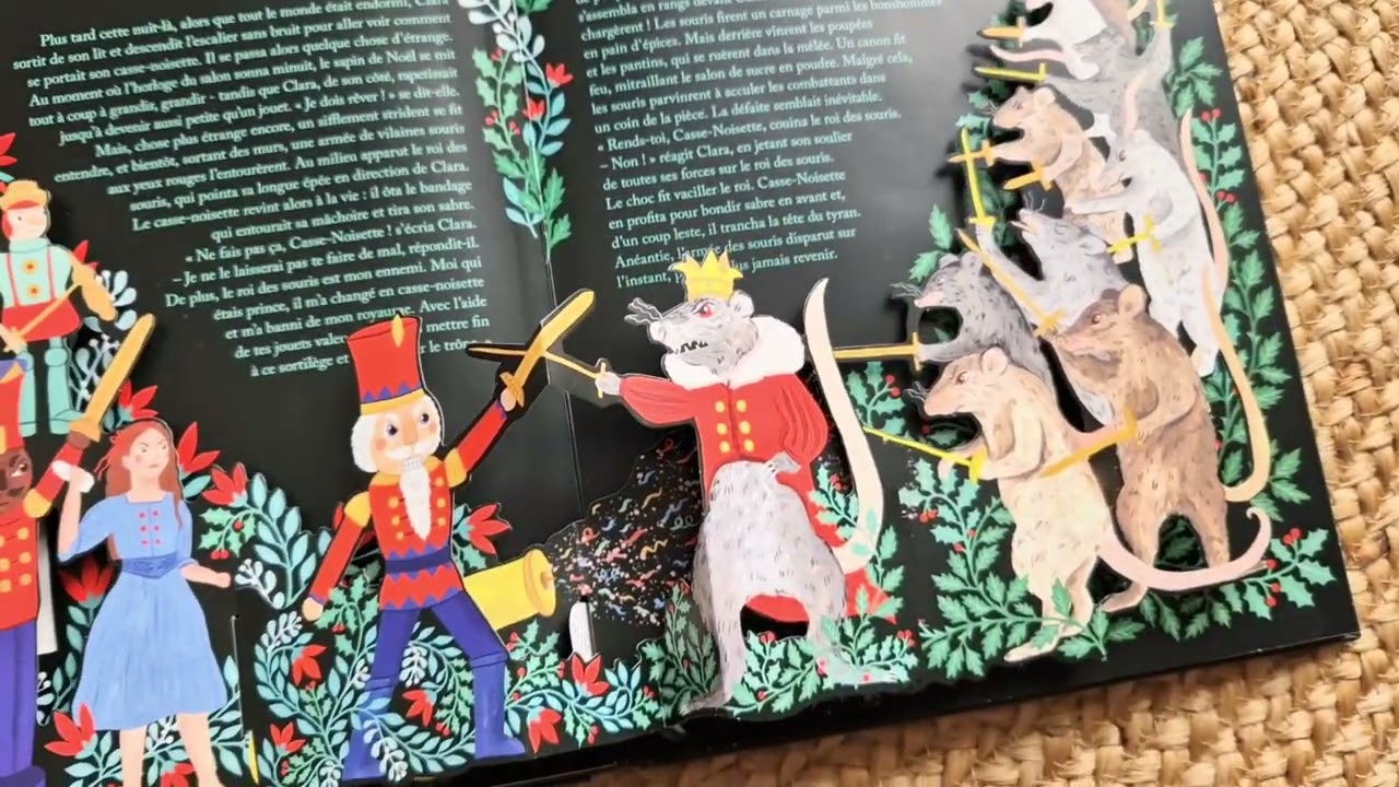 Livre pop-up CASSE-NOISETTE Larousse jeunesse - blog Dans la chambre de mes enfants