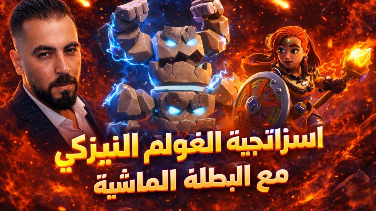 أقوى هجمة غولم نيزكي + ‏البطلة￼ ماشية 🔥 