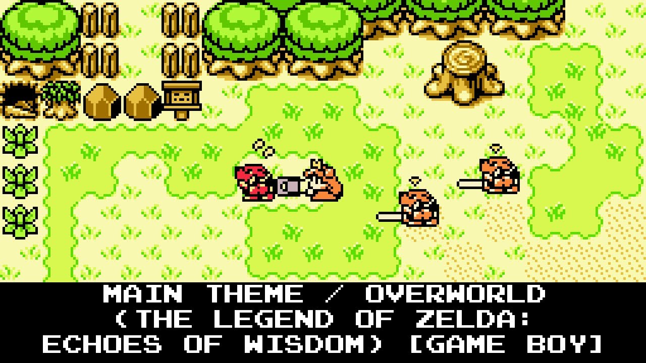 Main Theme (Abridged) + Overworld (The Legend of Zelda: Echoes of Wisdom) [8-bit, Game Boy]