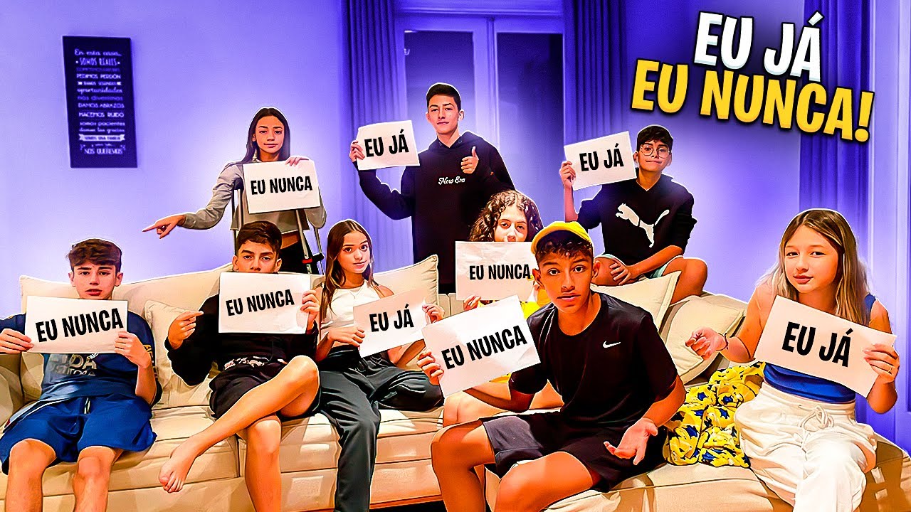 EU JÁ x EU NUNCA COM OS AMIGOS  DA MAIA MANSÃO