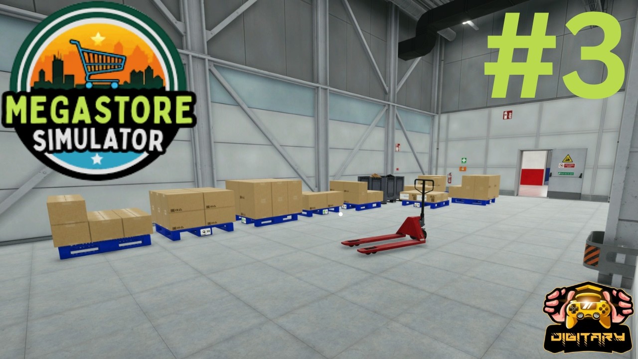 Das Lager füllt sich. | Megastore Simulator let's Play Folge 3