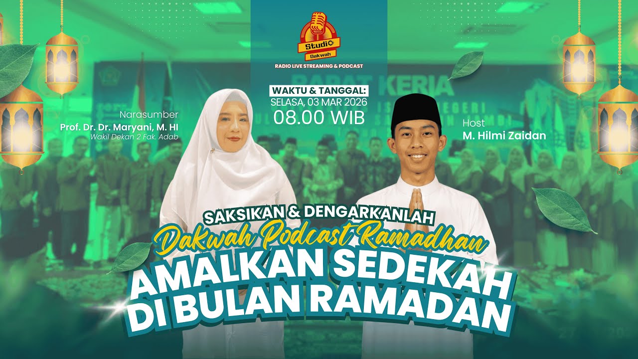 DAKWAH PODCAST RAMADAN PART 5 - Amalkan Sedekah di Bulan Ramadan