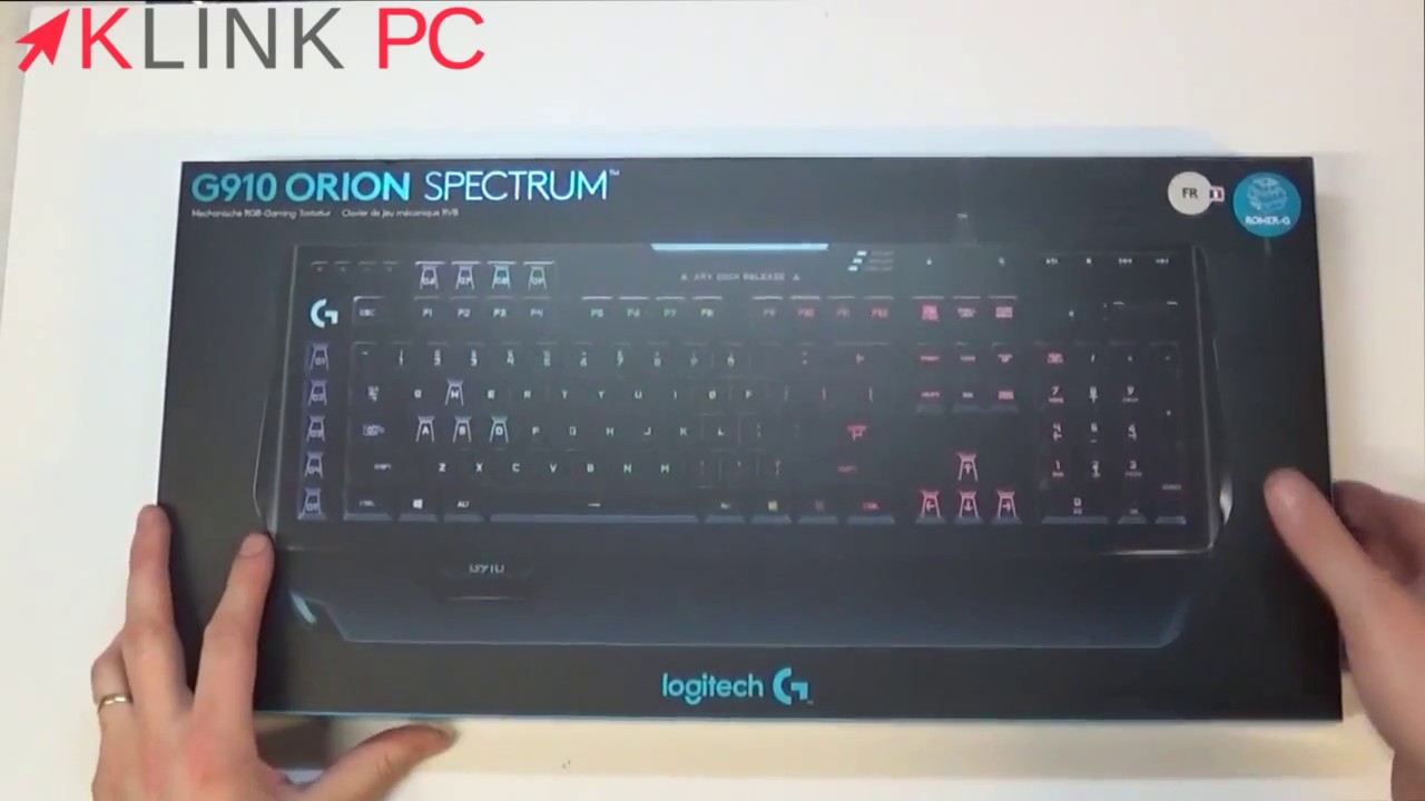 Presentation et test du Clavier mecanique Gamer logitech 910