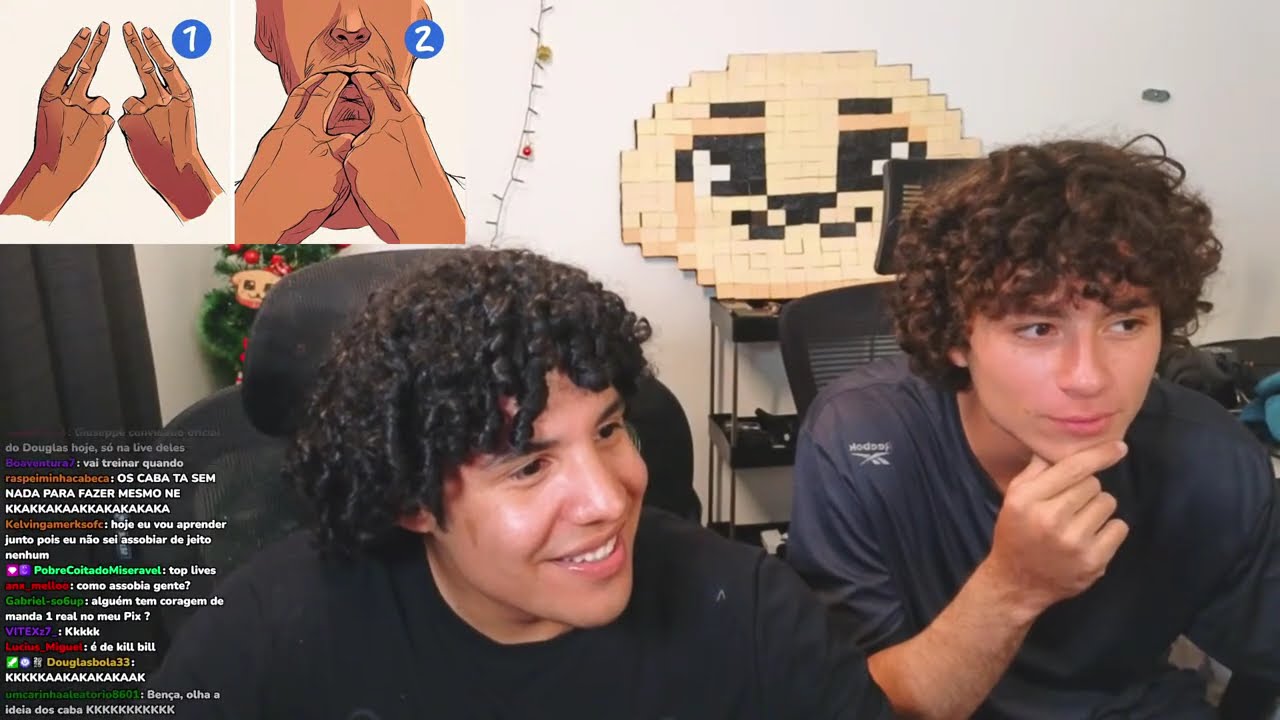 TENTANDO ASSOVIAR COM OS DEDO! (live acaba se nois aprender)
