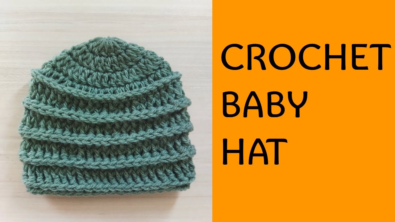 How to Make EASY Crochet Baby Hat In Size  0 - 3 Months | Easy Crochet Tutorial ❤️👍😍