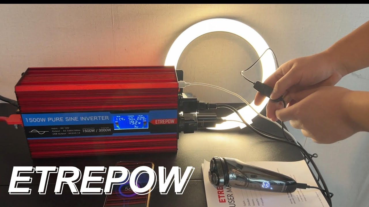 ETREPOW Wechselrichter 12v Auf 230v Reiner Sinus