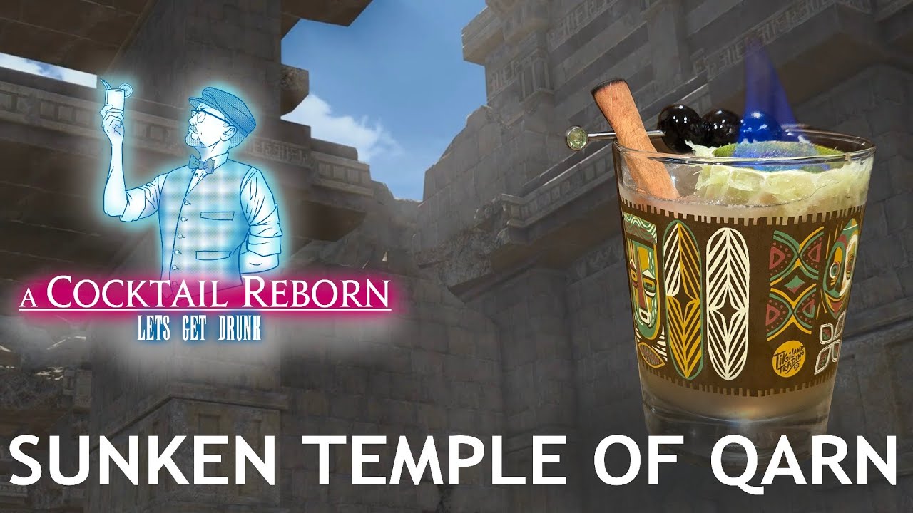 Final Fantasy XIV Dungeon-Inspired Cocktail: Sunken Temple of Qarn