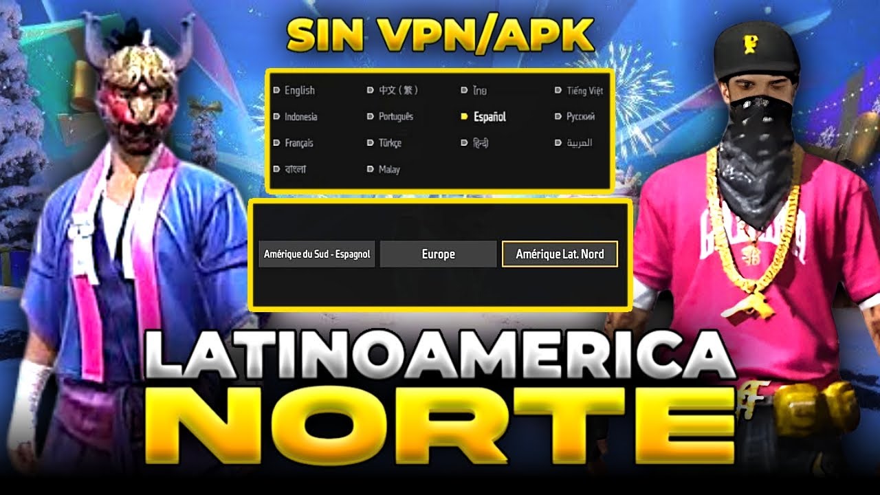COMO CREAR UNA CUENTA DE LA REGION LATINOAMERICA NORTE (ANTES EEUU) EN FREE FIRE || TUTORIAL SIN VPN