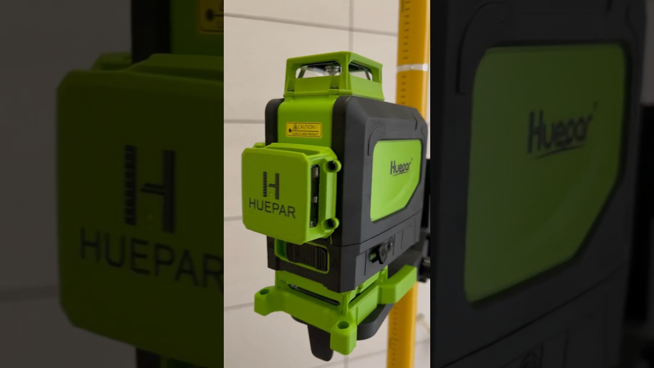 Huepar 360 Laser #selfleveling #laser #huepar #tiling #onpoint #flooring #florida #sarasota