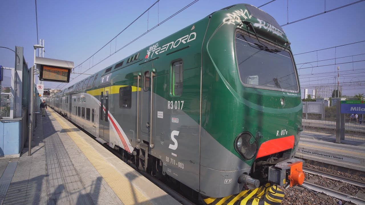 Italy, Milan, train ride from Lancetti to Forlanini