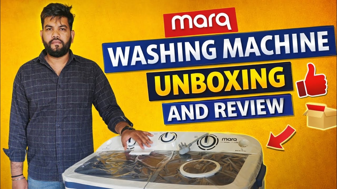 Marq washing machine unboxing l Review l #shortsfeed #review #unboxing 