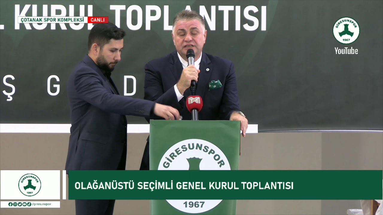 Giresunspor Kulübü Olağanüstü Seçimli Genel Kurul Toplantısı