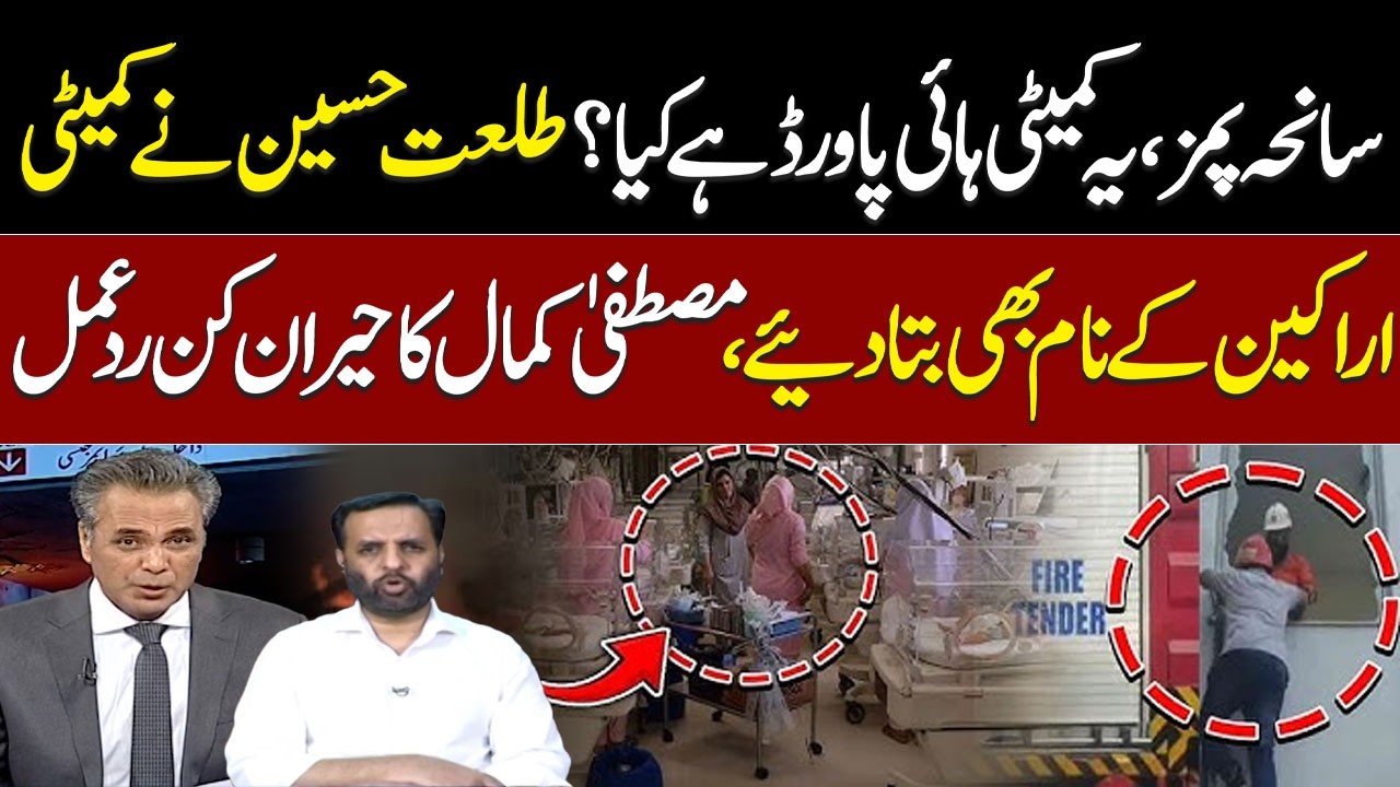 PIMS Tragedy: Talat Hussain Reveals High-Powered Committee Members | Mustafa Kamal Reacts | Samaa TV