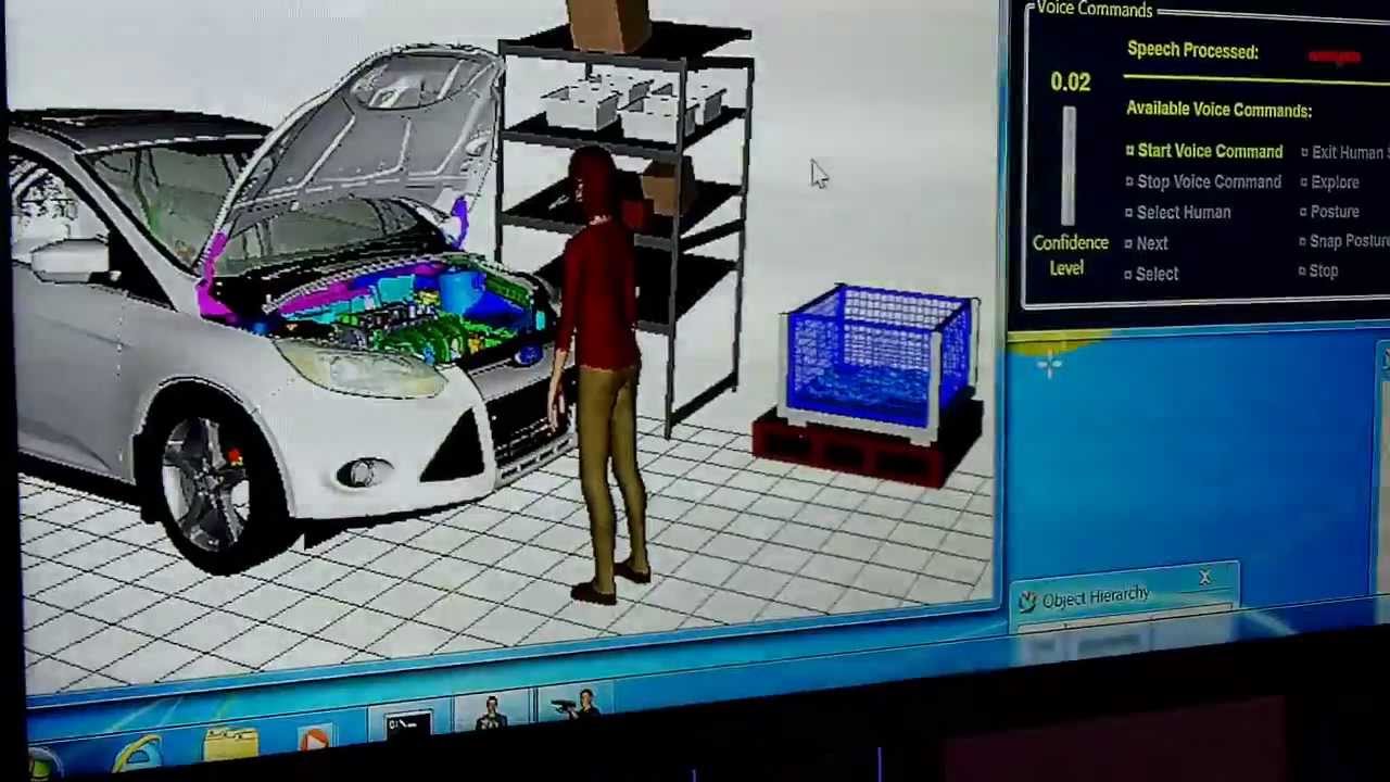 Jack Human Simulation for Automotive Production