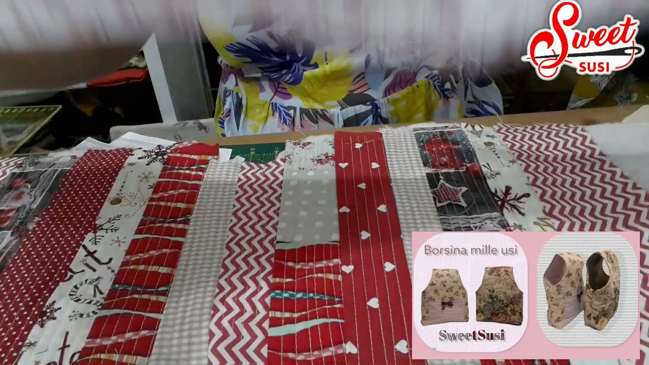 patchwork facilissimo per principianti -Tutorial 565 - cucito creativo uso ritaglio stoffa