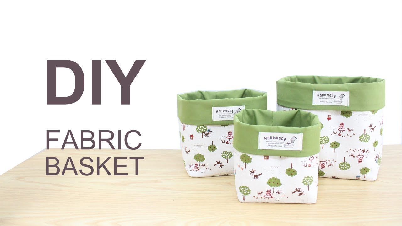 [ENG sub]인테리어 소품 패브릭 바구니 만들기 DIY | How to make a fabric basket [소잉타임즈]