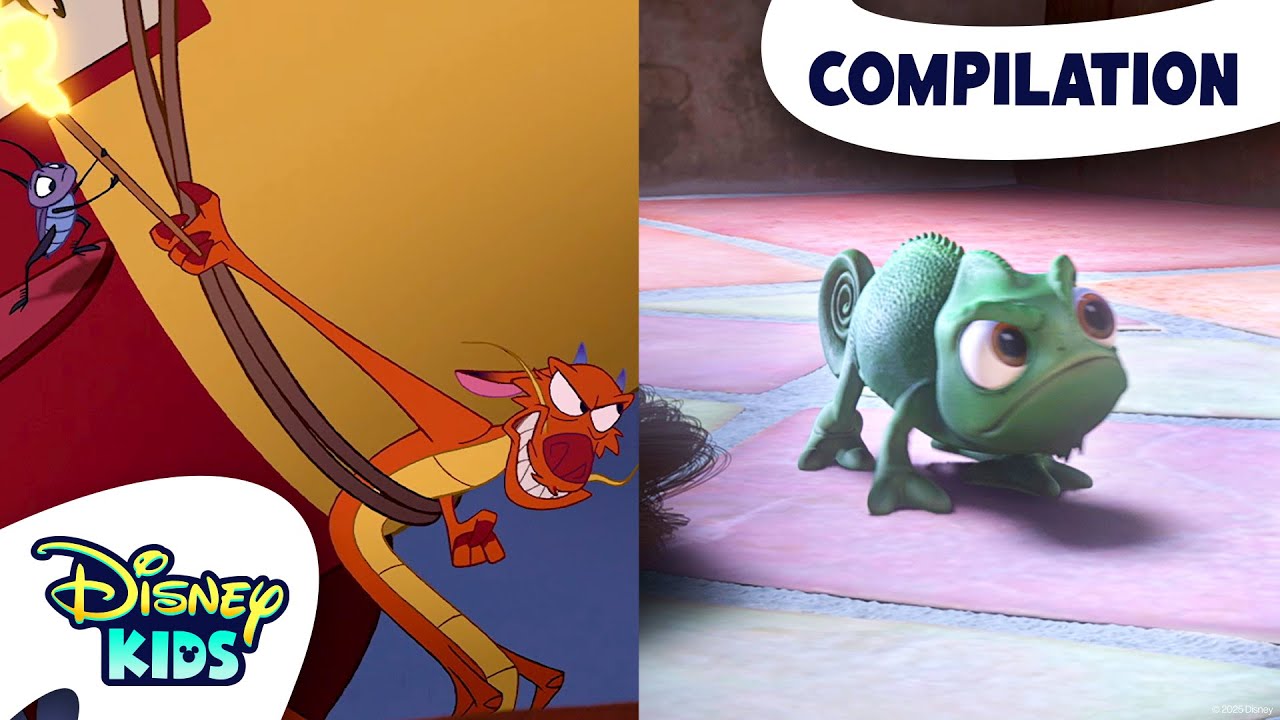 Disney Sidekicks Have Main Character Energy! 🐉☕🦎 | Disney Princess 💖 | 