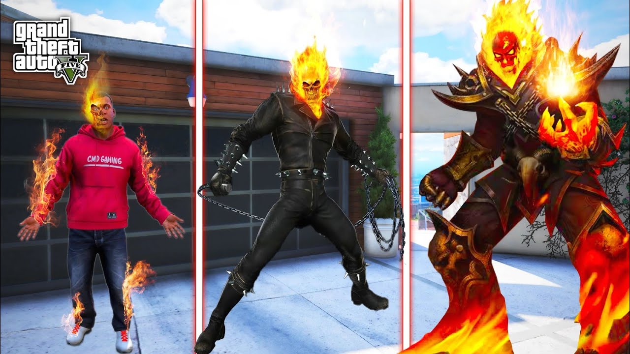 Franklin Upgrading $1 Ghost Rider To $1,000,000,000 Ghost Rider In GTA 5 | CMD Gaming