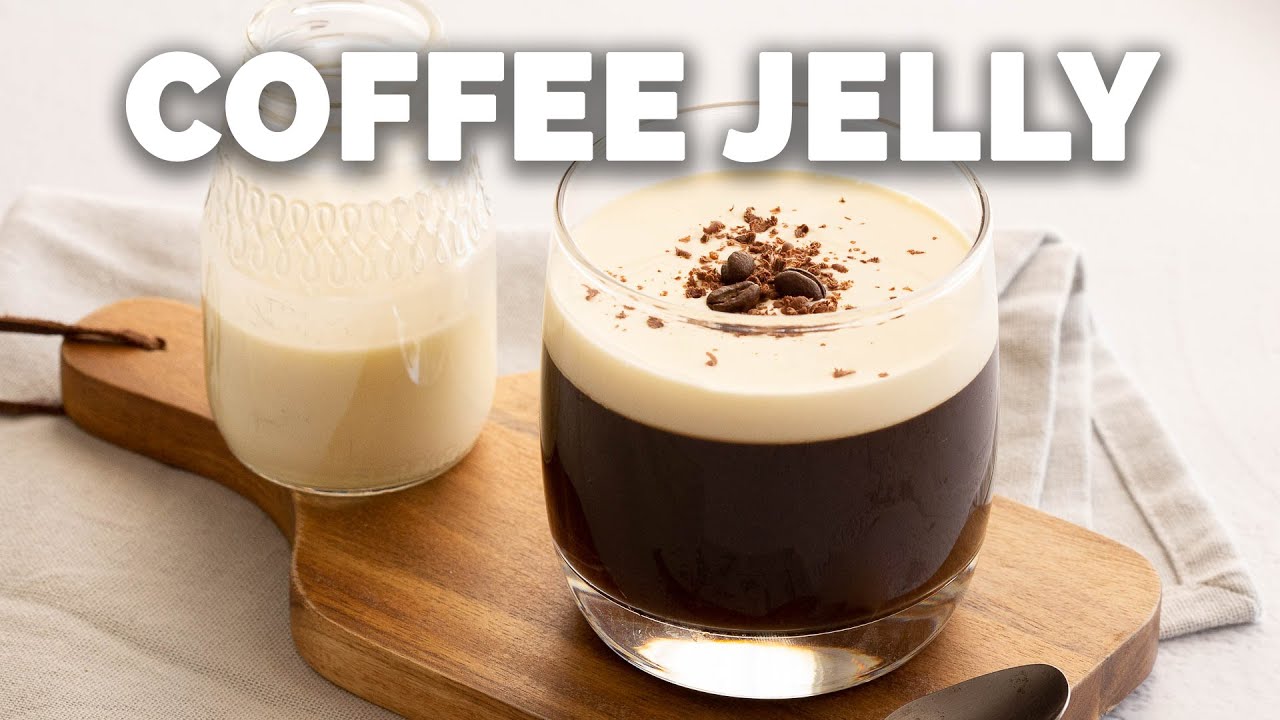 Easy Japanese Coffee Jelly [2 Minutes Prep!]