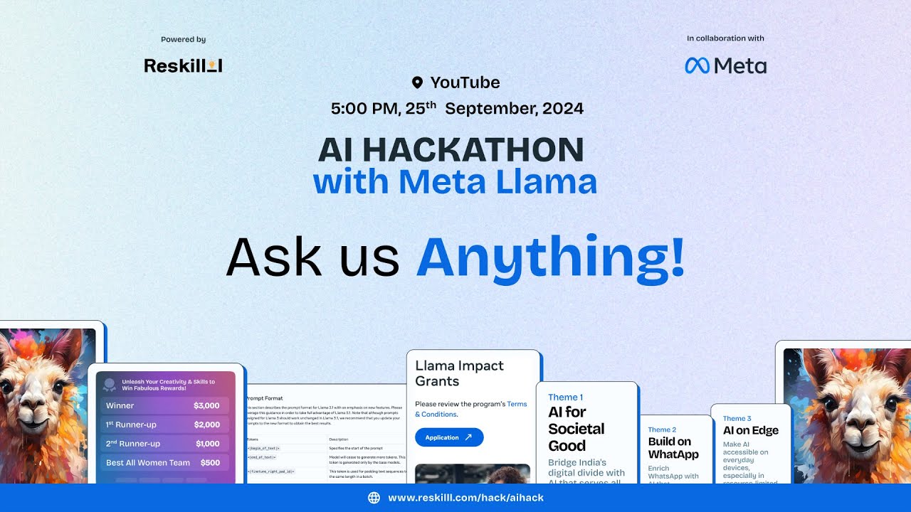 AMA on the AI Hackathon with Meta Llama