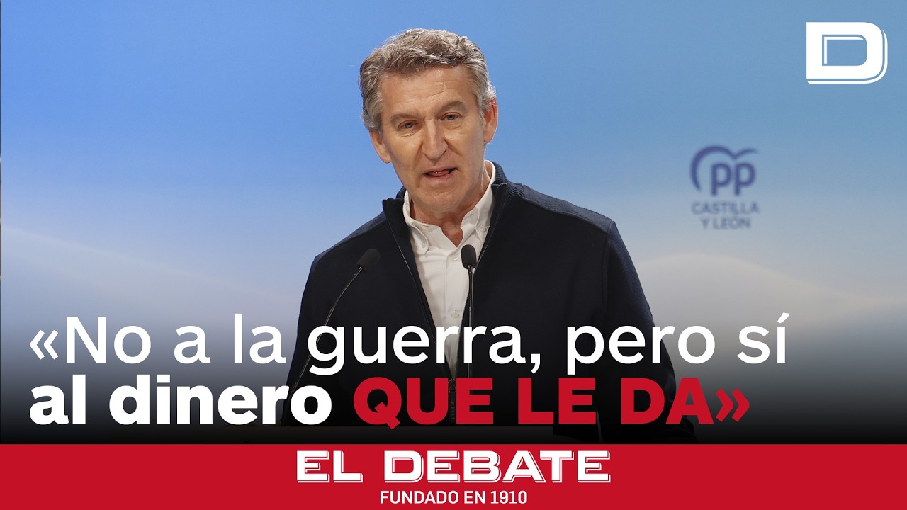 Feijóo exige a Sánchez rebajar la gasolina: «Dice que no a la guerra, pero sí al dinero que le da»