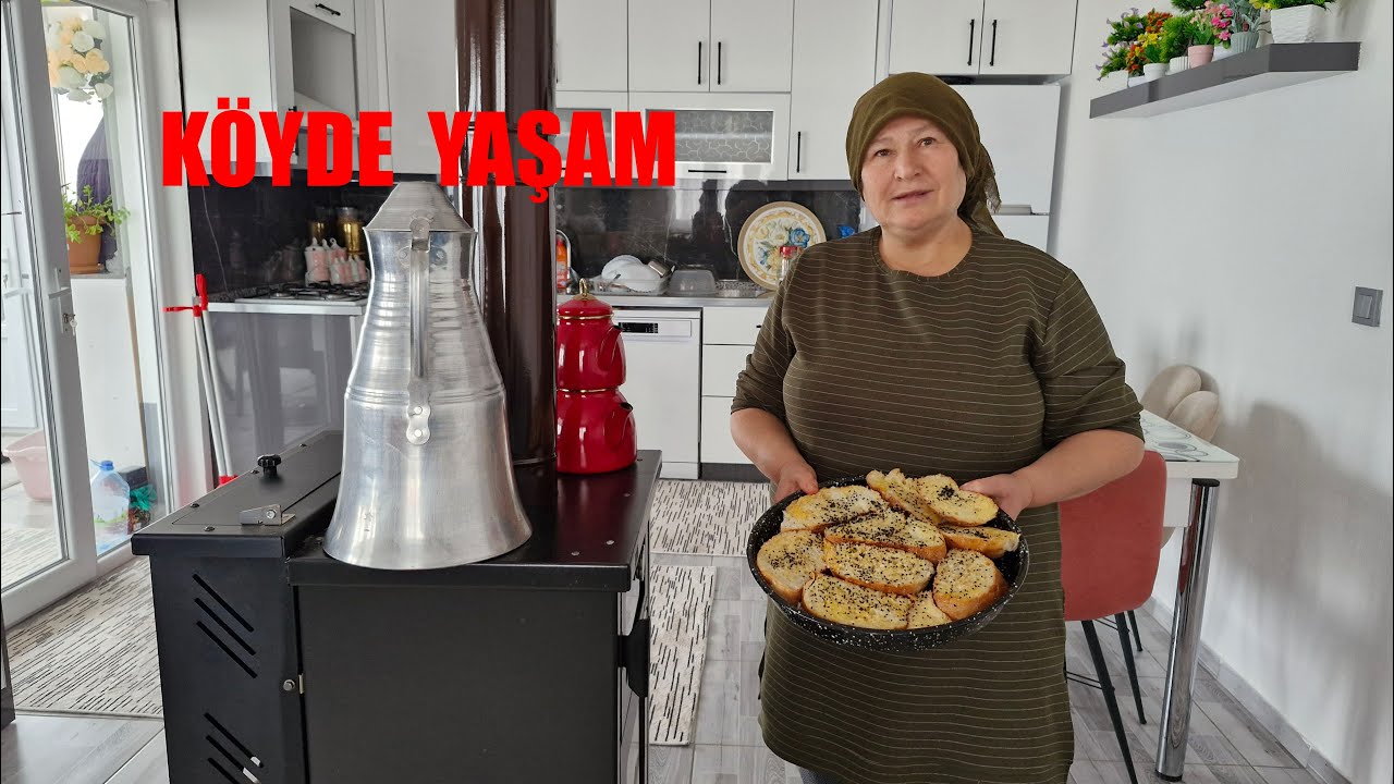 KÖYDE YAŞAM BAYAT EKMEKLERİMİZİ DEĞERLENDİRİYORUZ FIRINDA OLMAZ DEMEYİN DENEYİN