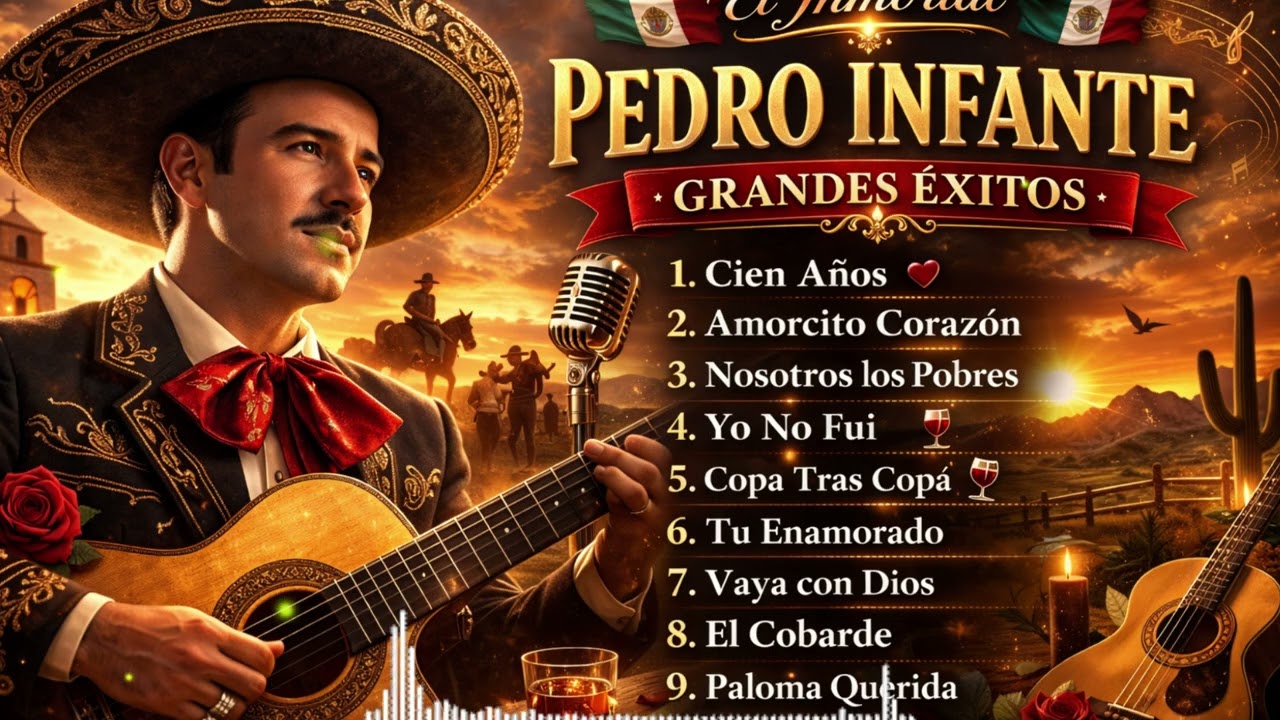 Pedro Infante – Grandes Éxitos | Bolero Ranchero Clásico que Toca el Alma 💔🎸