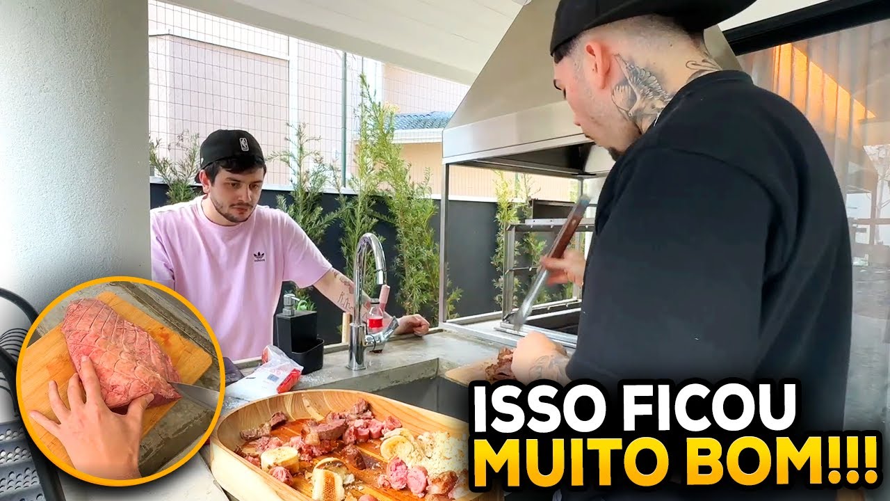 FIZ UM CHURRASCO COM O CAIOX E O BRABOX E TIVE UM PREJUÍZO ABSURDO