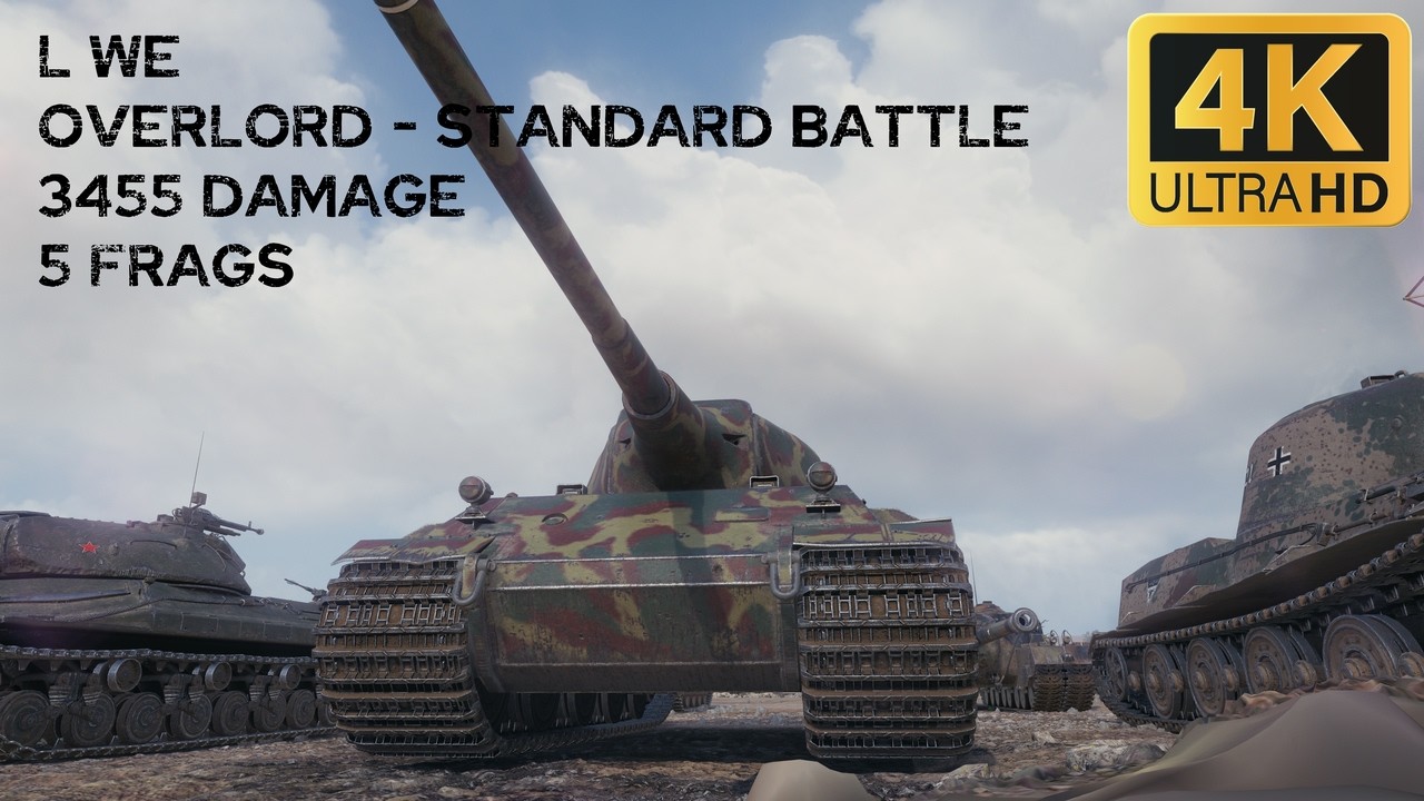 Löwe 3,5k damage 5 frags on Overlord - World of Tanks