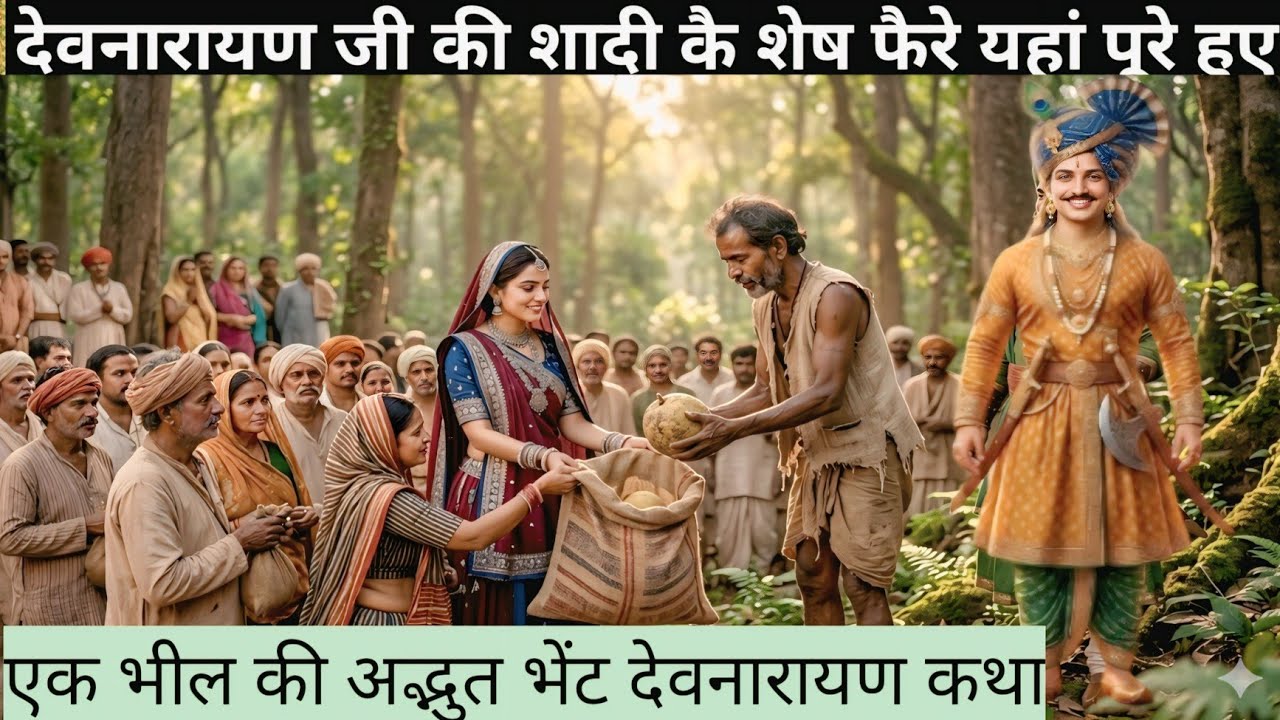 देवनारायण को एक भील की अद्भुत भेंट देवनारायण कथा@BhartiyaCulture 