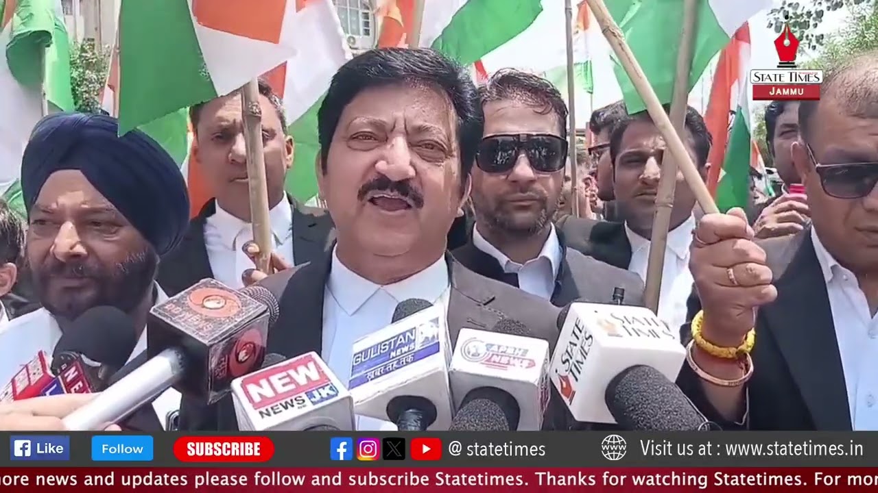 J&K High Court Bar Association Jammu unites for Tricolour, celebrates 'Operation Sindoor'