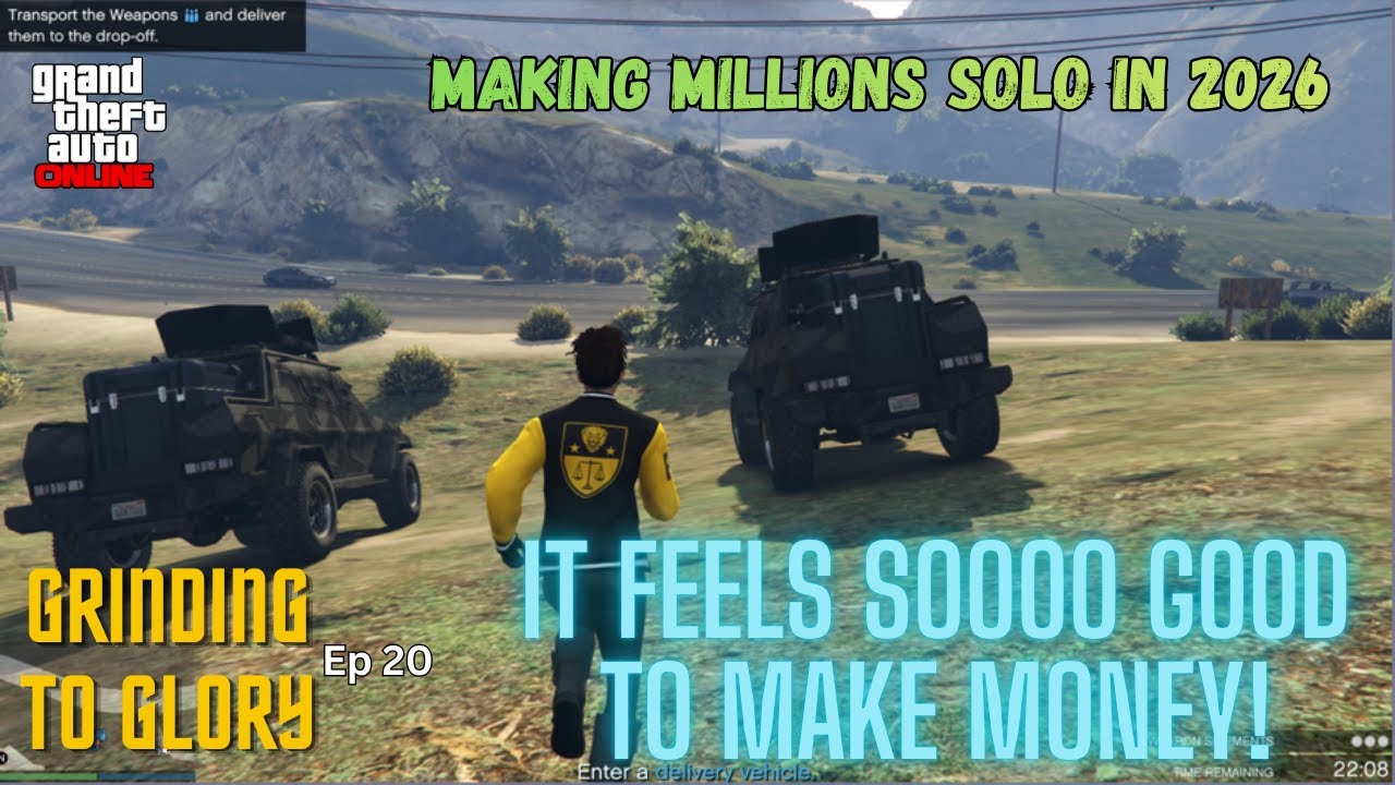 Grinding To Glory Ep 20 – $4M+ SOLO Grind On NEW Character! (GTA 5 Online)