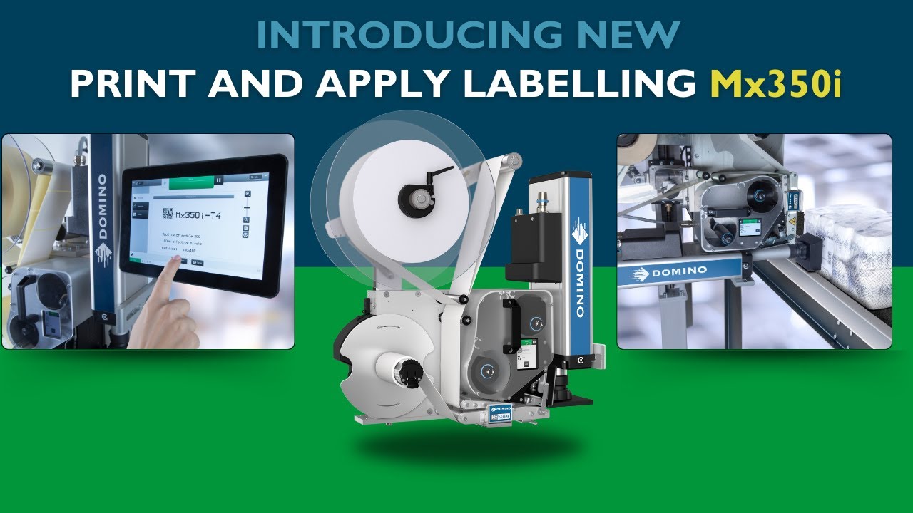 Domino Mx350i: High-Speed Print and Apply Labeler for      Case Labeling
