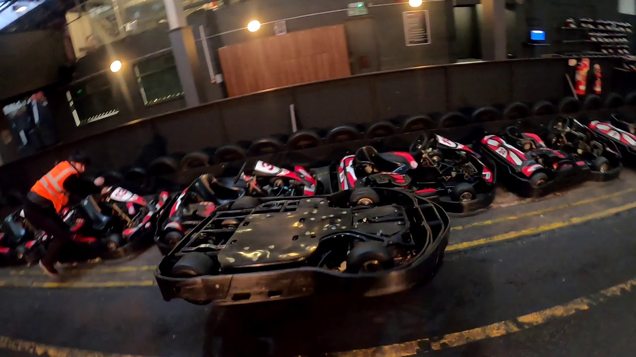 Guy Turns Kart Over in Rage at TeamSport Warrington After Being Black Flagged. Banned for Life.