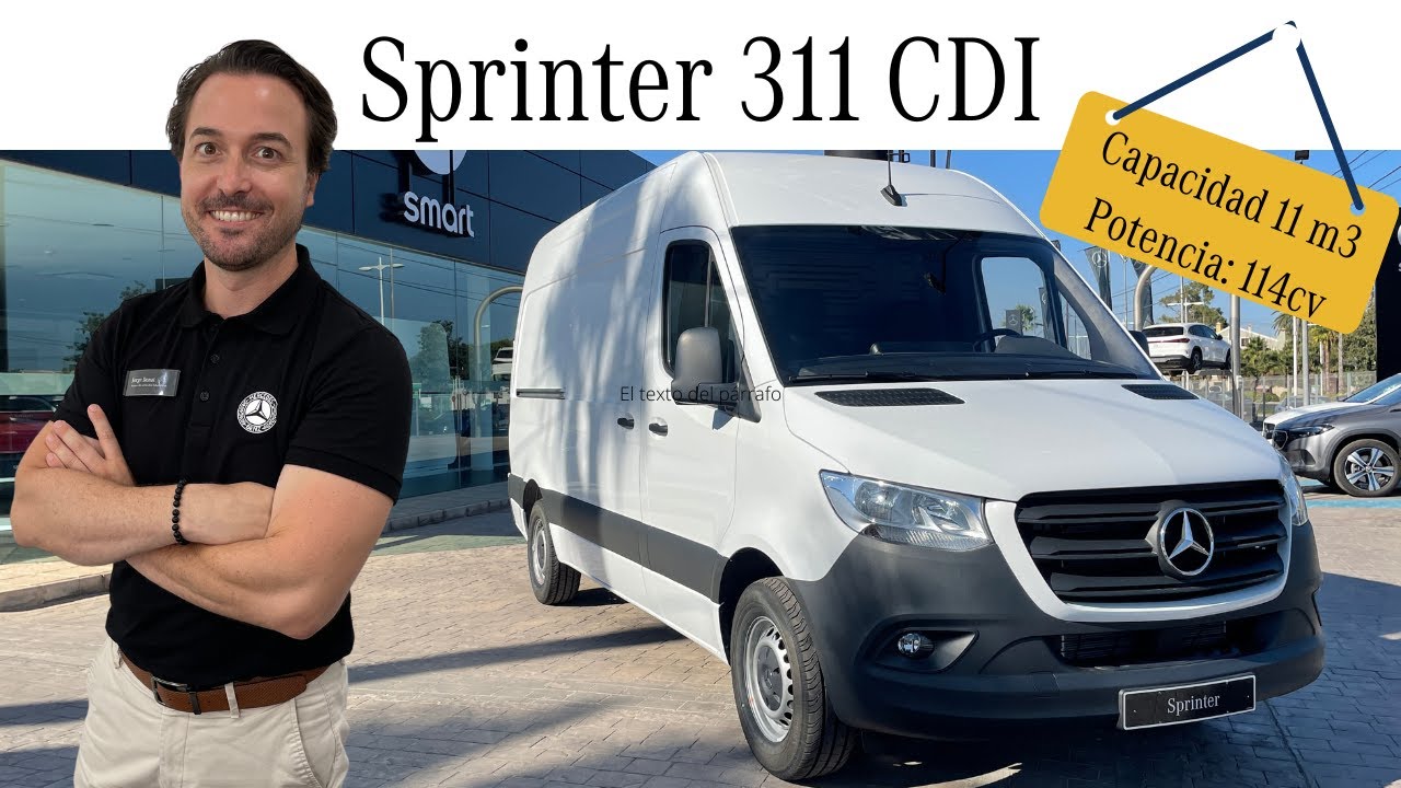 Sprinter 311 CDI 👌 Perfecta para el transporte 👍 114 cv