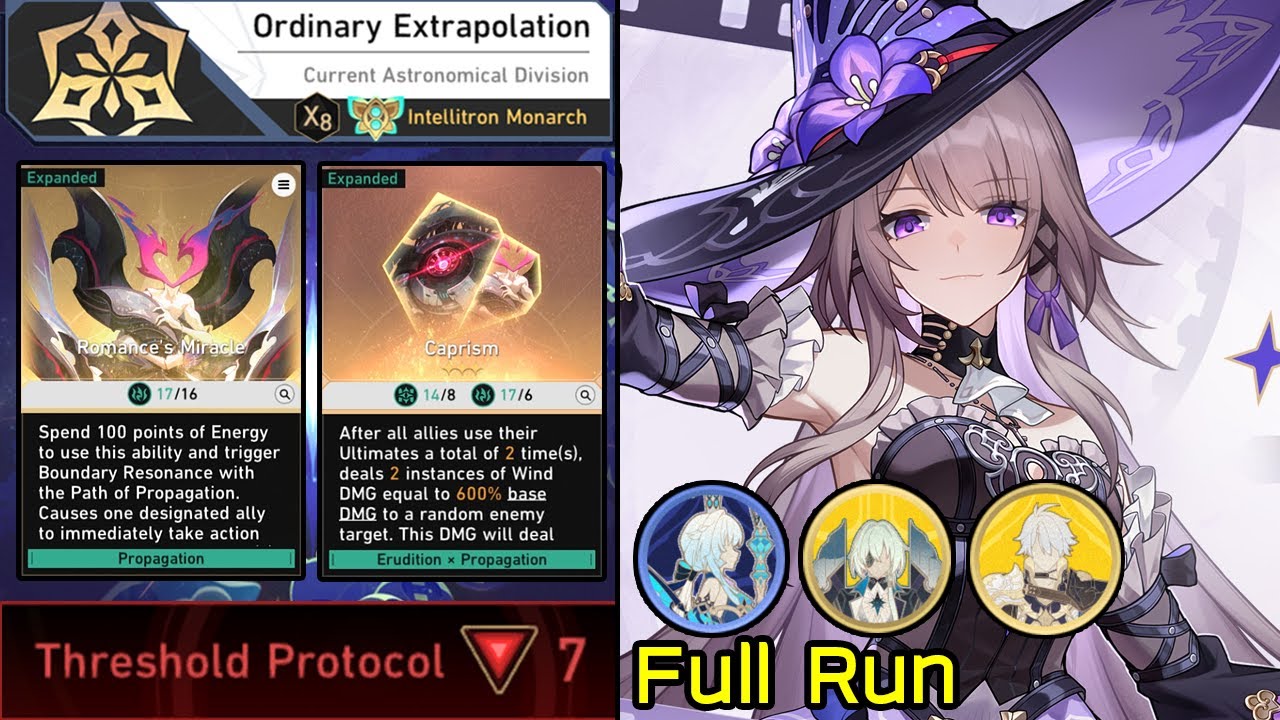 The Herta Day & Night Boon with Caprism Full Run | DU Protean Hero Ordinary Protocol 7