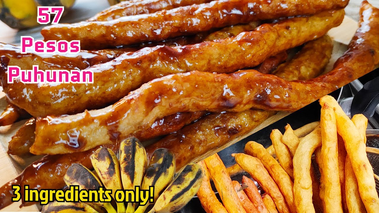 3-INGREDIENTS ONLY! 1/2 Kilo Ng Saba Gawin PangNegosyo Merienda! Maliit Na Puhunan Malaki Ang Kita