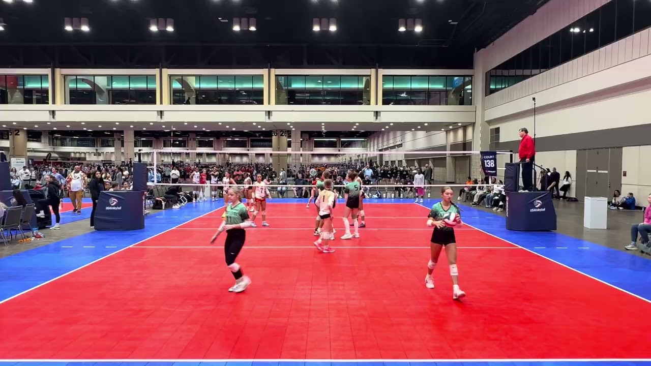 Next Level Volleyball Academy 15 Gold vs Set’em Up! 15-2N - Game 6 - Set 2 