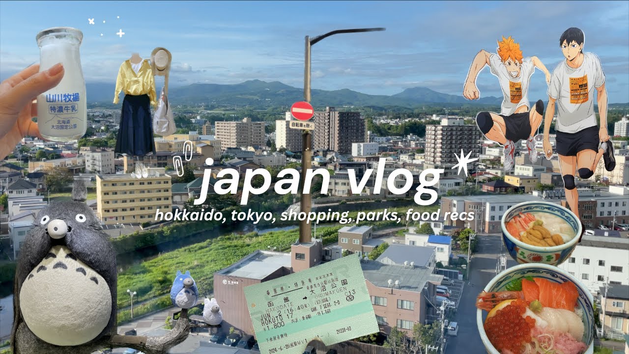 japan vlog: shopping in tokyo, exploring hokkaido in summer (2024)