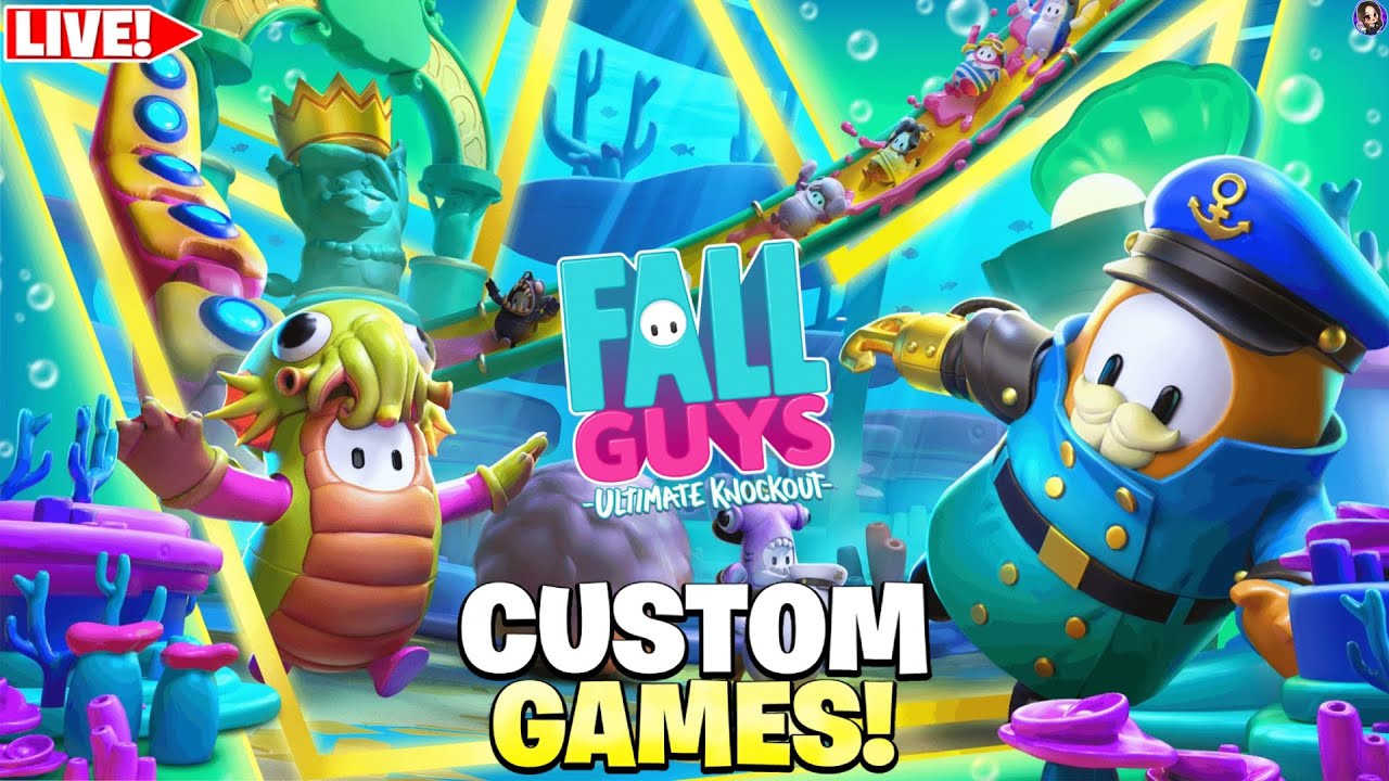 🔴Fall Guys Custom Games LIVE! Custom Lobbies With Viewers! *LIVE* Fall Guys Season 3 Update