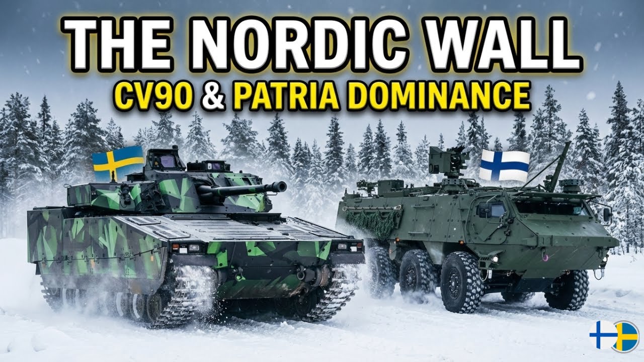 Why NATO's Eastern Flank is Choosing Nordic Armor: The CV90 & Patria Strategy