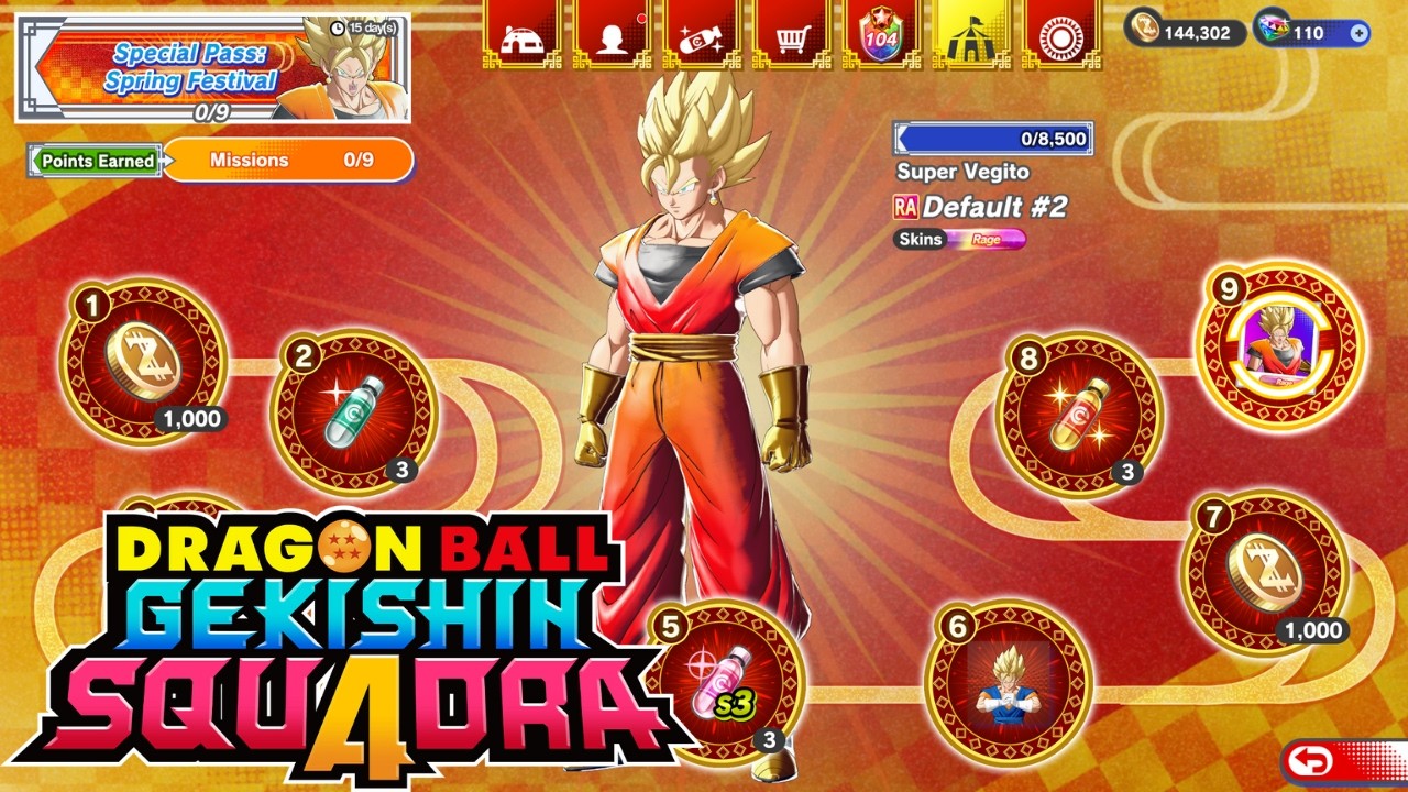 NEW Event Free Vegeto Skin | DRAGON BALL GEKISHIN SQUADRA