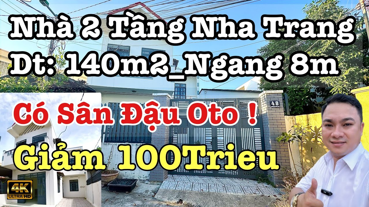 Giảm Thêm 100tr Ra Nhanh Nhà 2 Tầng Nha Trang Có Sân Đậu Oto Chỉ 2ty6,  Tại Xã Vĩnh Thạnh Nha Trang